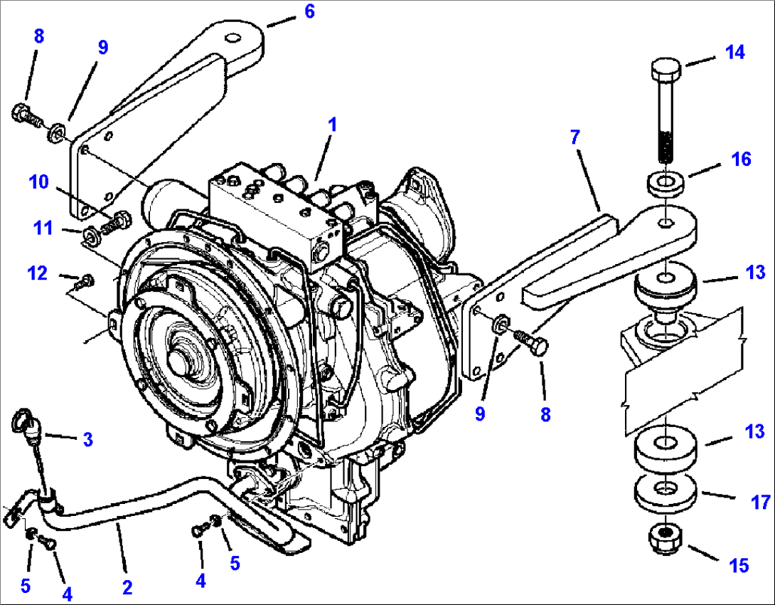 F3120-01A0 TRANSMISSION MOUNTING