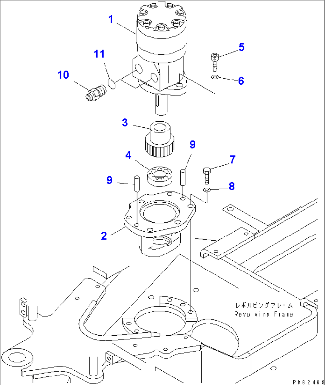 SWING MACHINERY AND MOTOR (MOUNTING)