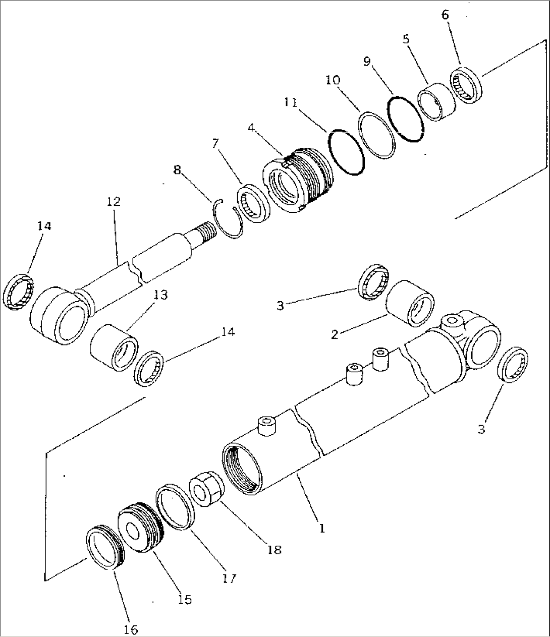 2ND FEEDER LIFT CYLINDER