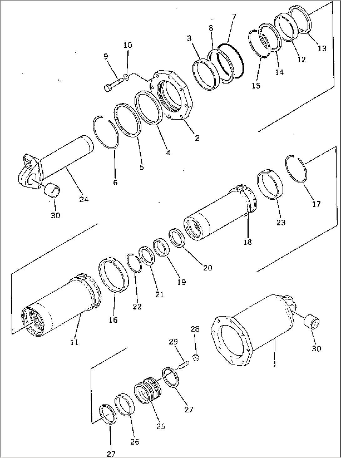 HOIST CYLINDER(#1027-)
