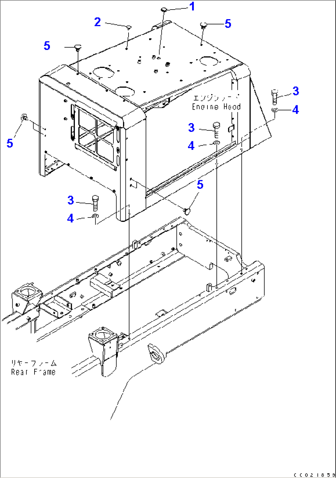 HOOD MOUTING (SUPPER SILENT SPEC.)