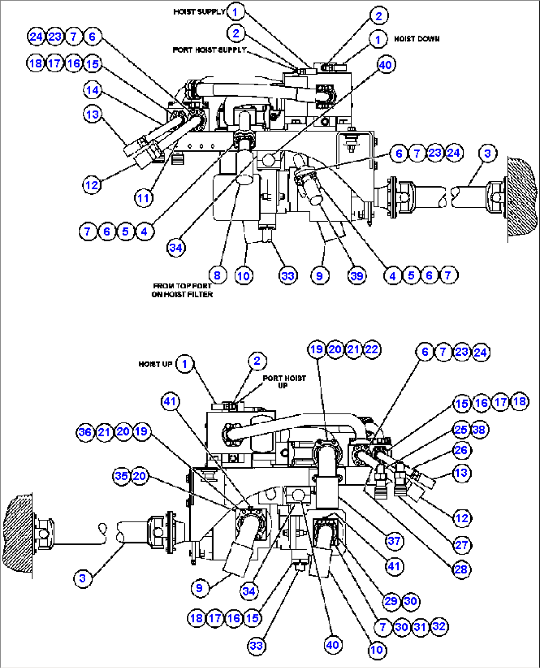 HYDRAULIC SYSTEM PIPING - 10