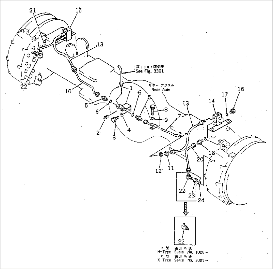 BRAKE PIPING (REAR LINE)