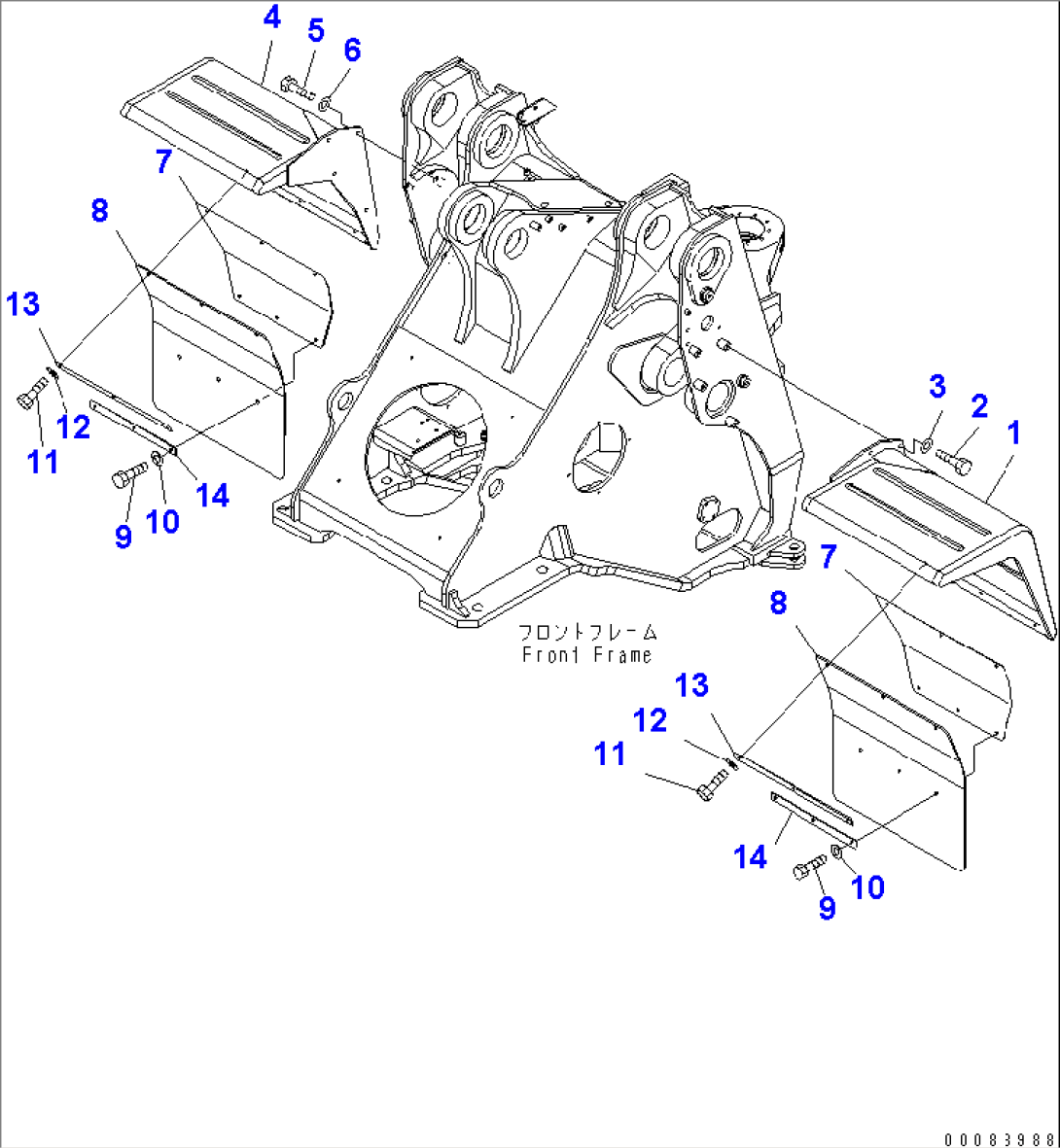 FRONT FENDER(#55001-)