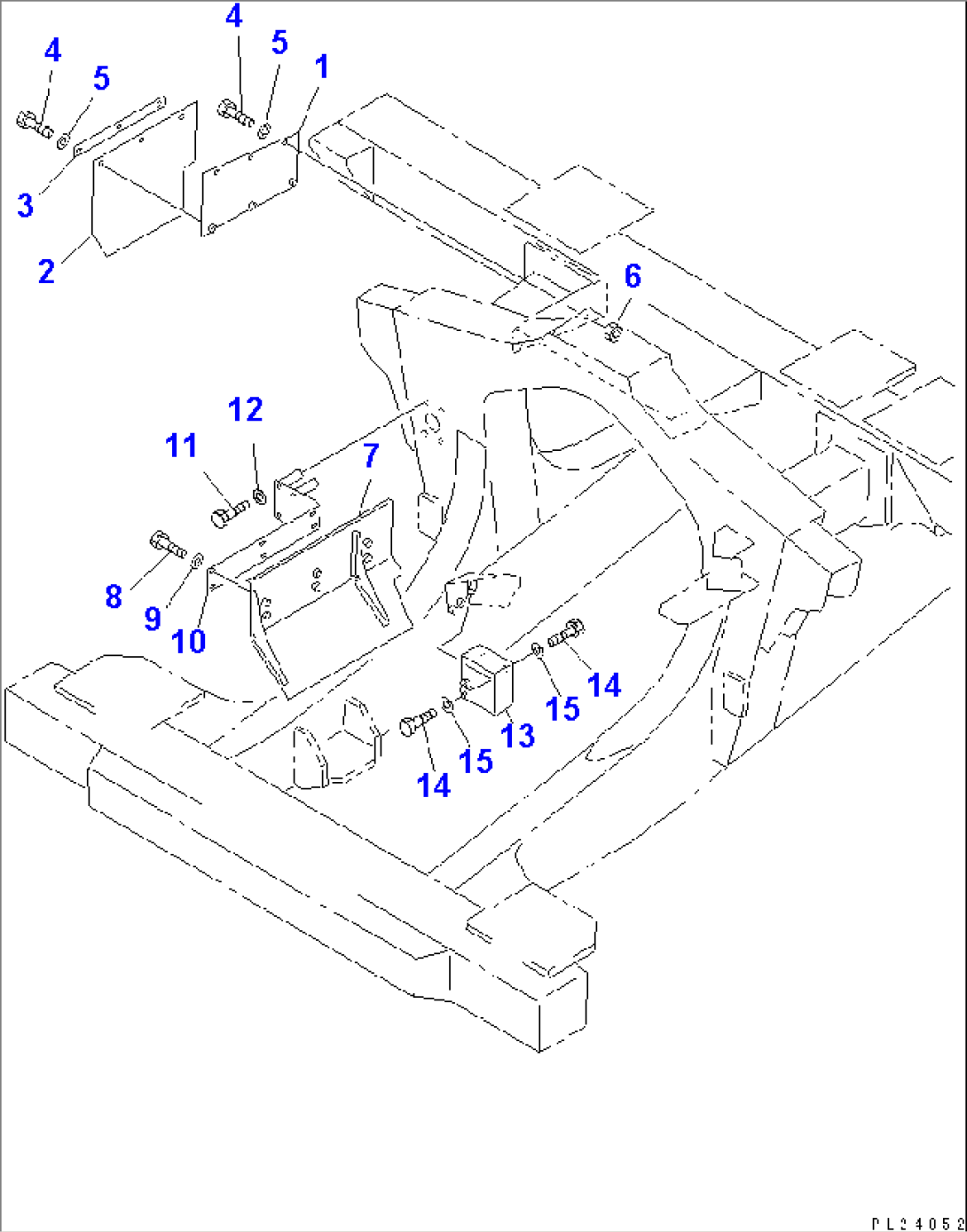 ENGINE FIRE PROOF GUARD (4WD SPEC.)(#5557-)
