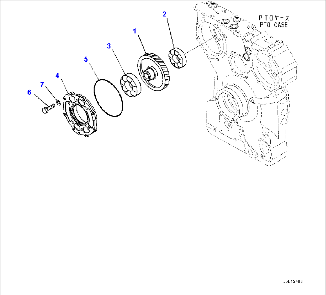 Power Train, Inner Parts, Charge Pump (#30147-)