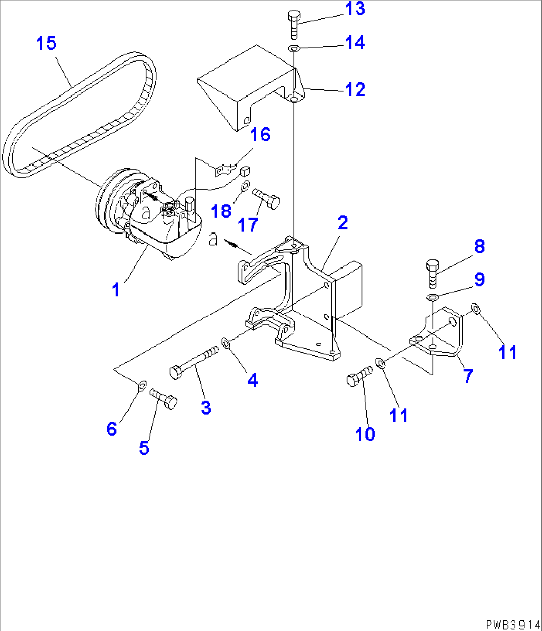 COMPRESSOR RELATED PARTS (AIR CONDITIONER)(#10103-10121)