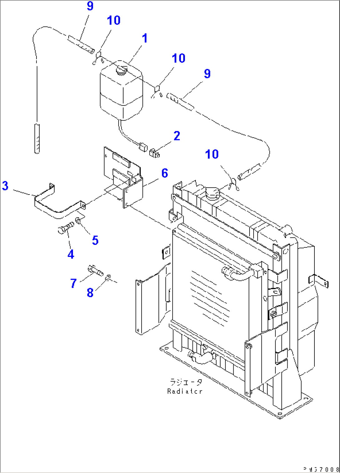 RESERVOIR TANK AND PIPING