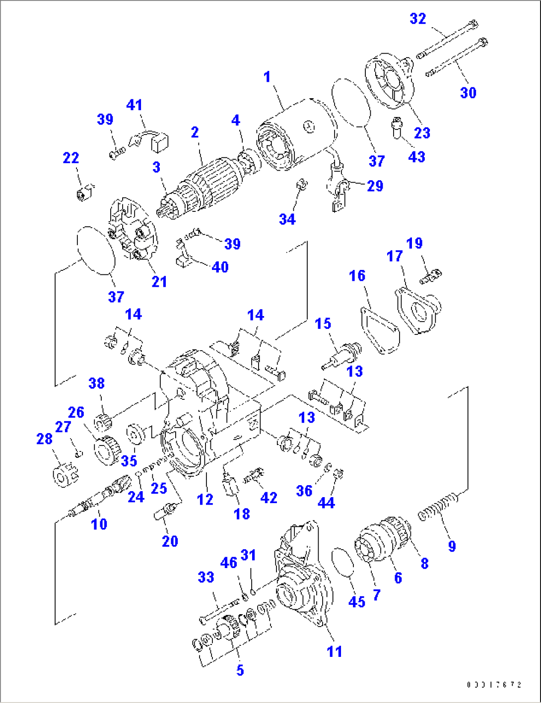 STARTING MOTOR (5.5KW)