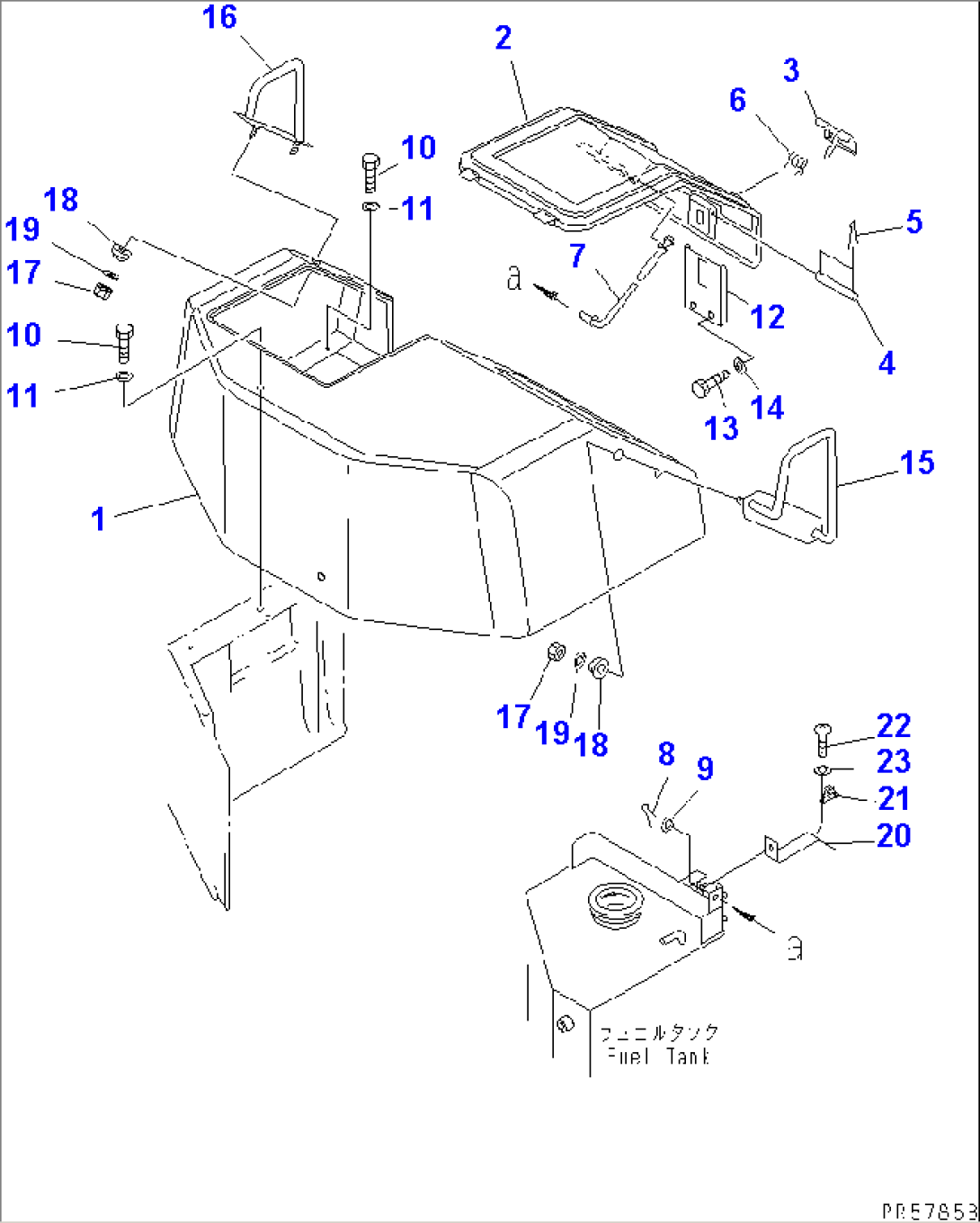 REAR HOOD (1/2)(#1101-)