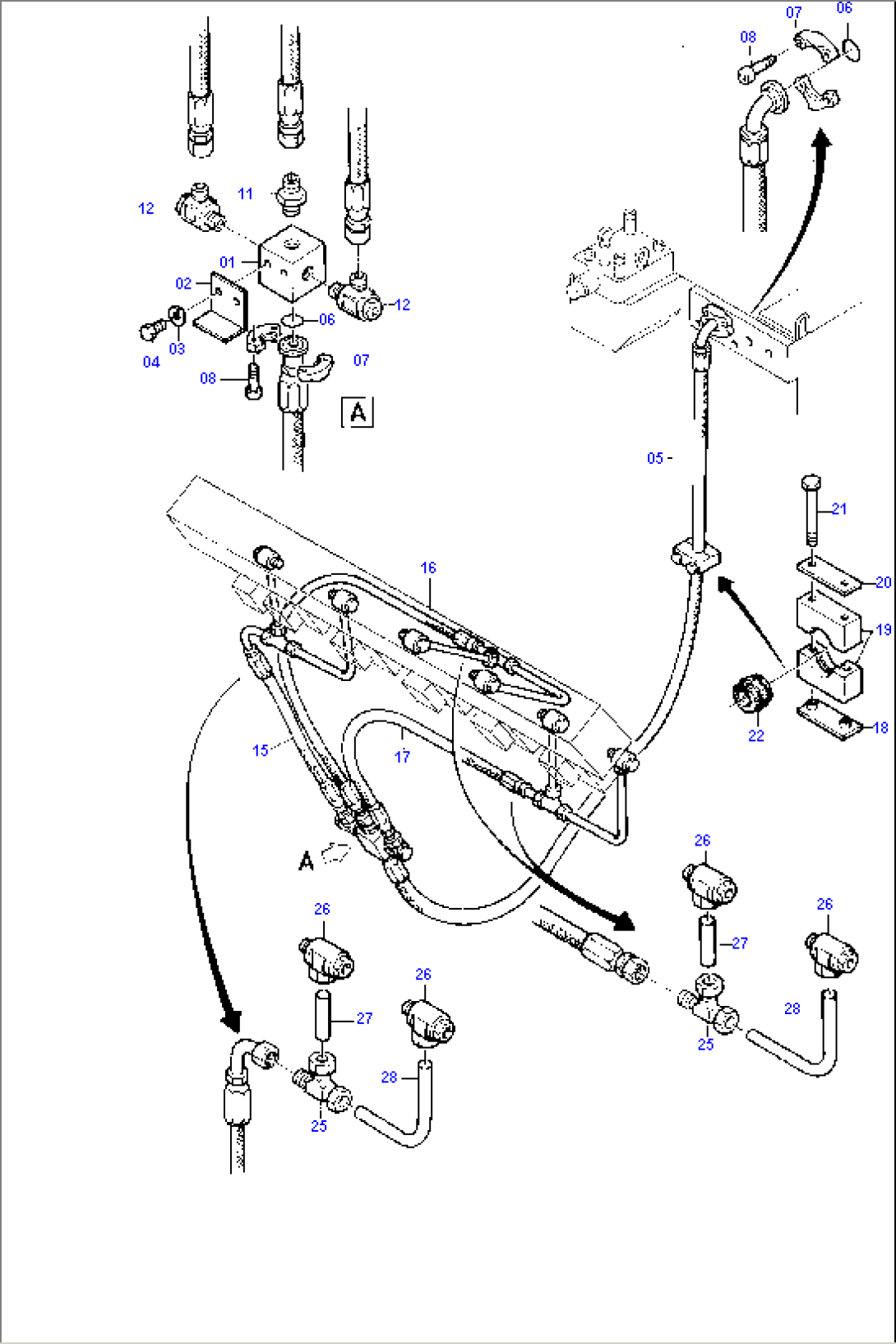Return Lines, One-Way Restrictor