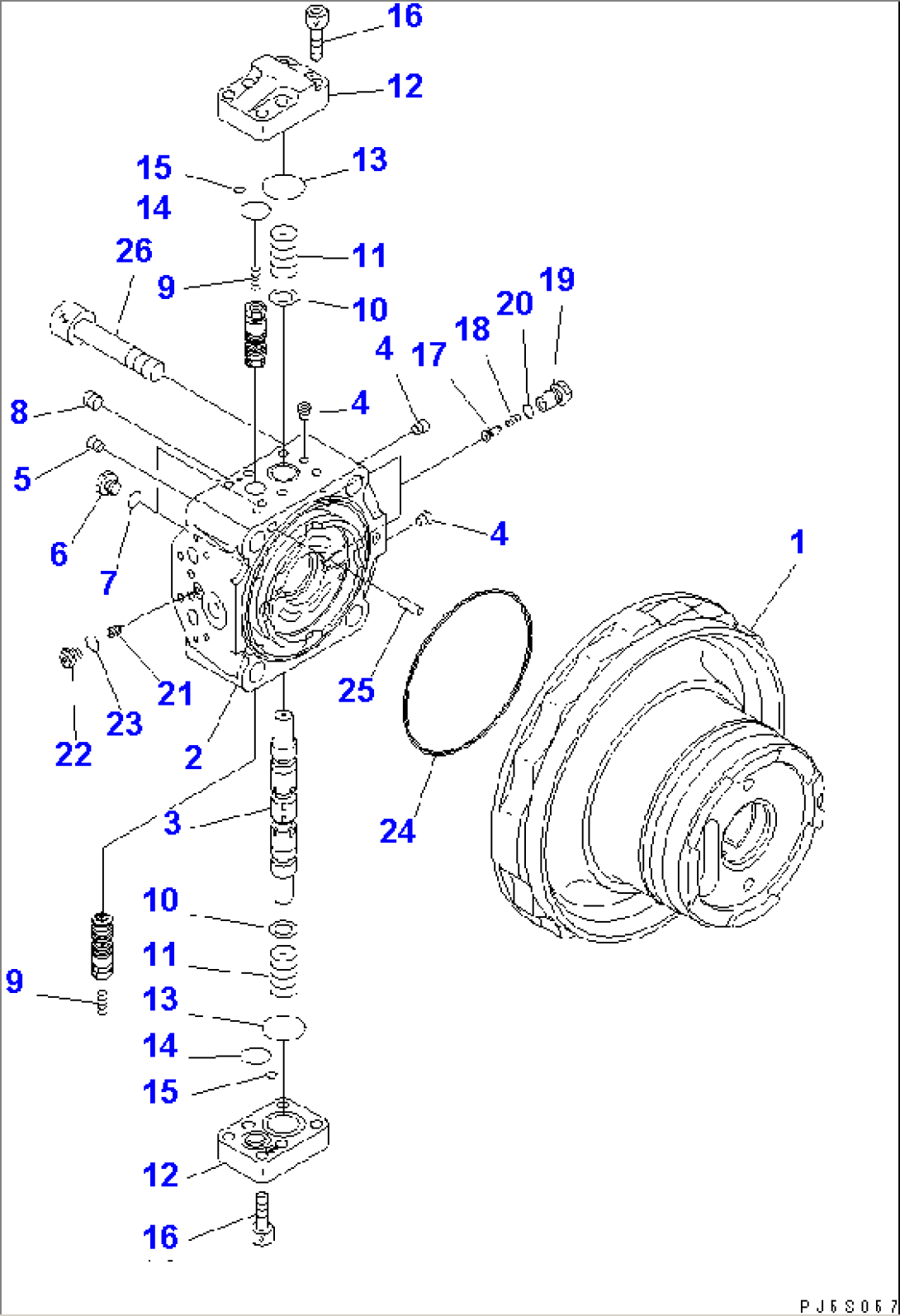 TRAVEL MOTOR (1/3)