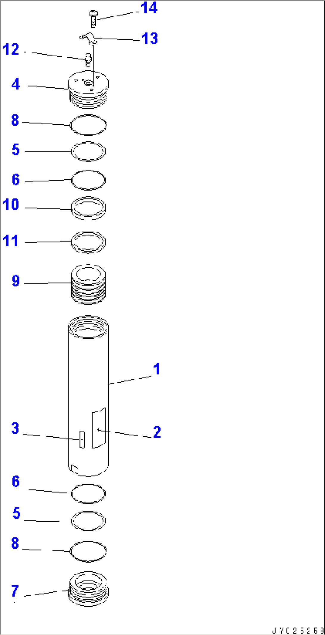 ACCUMULATOR (FOR E.C.S.S.)(#77209-77381)