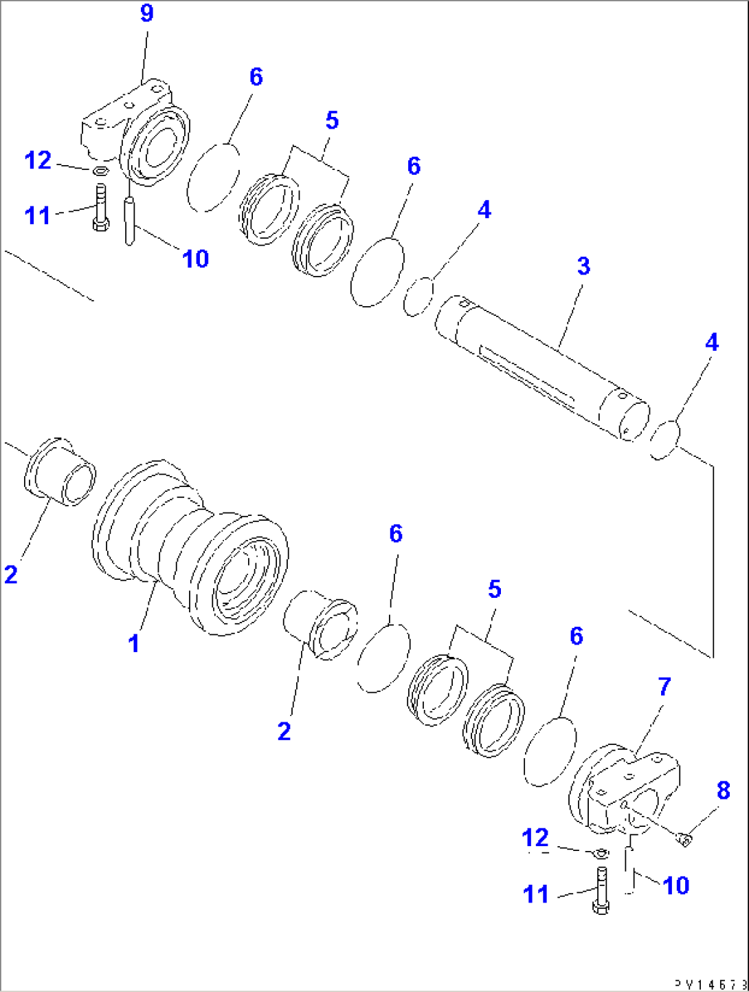 TRACK ROLLER(#C10001-)