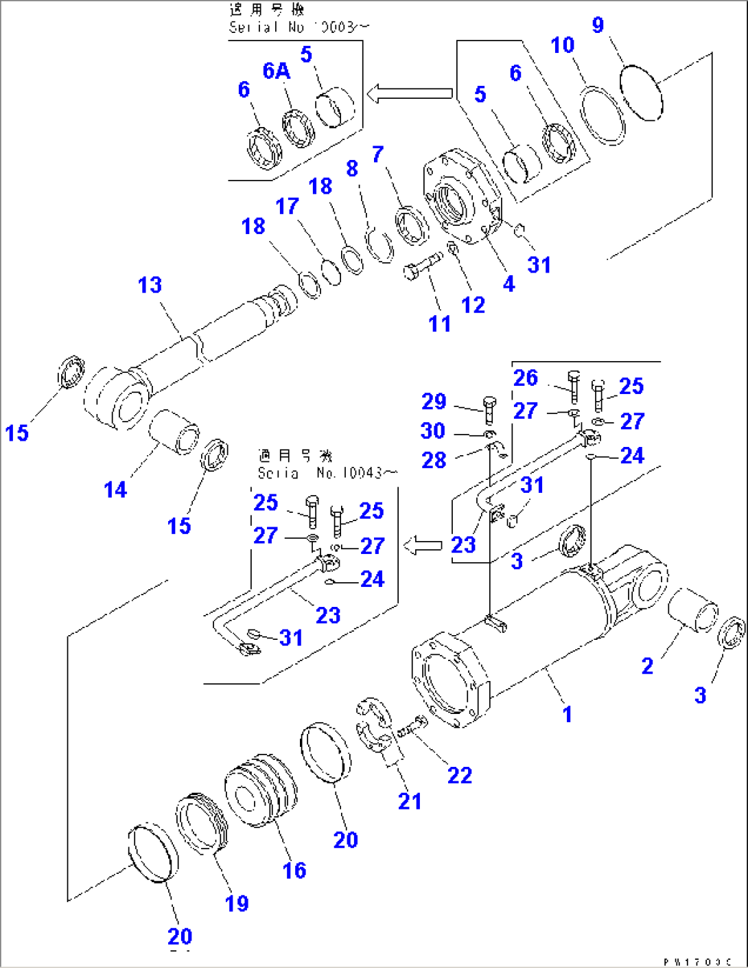 RIPPER TILT CYLINDER