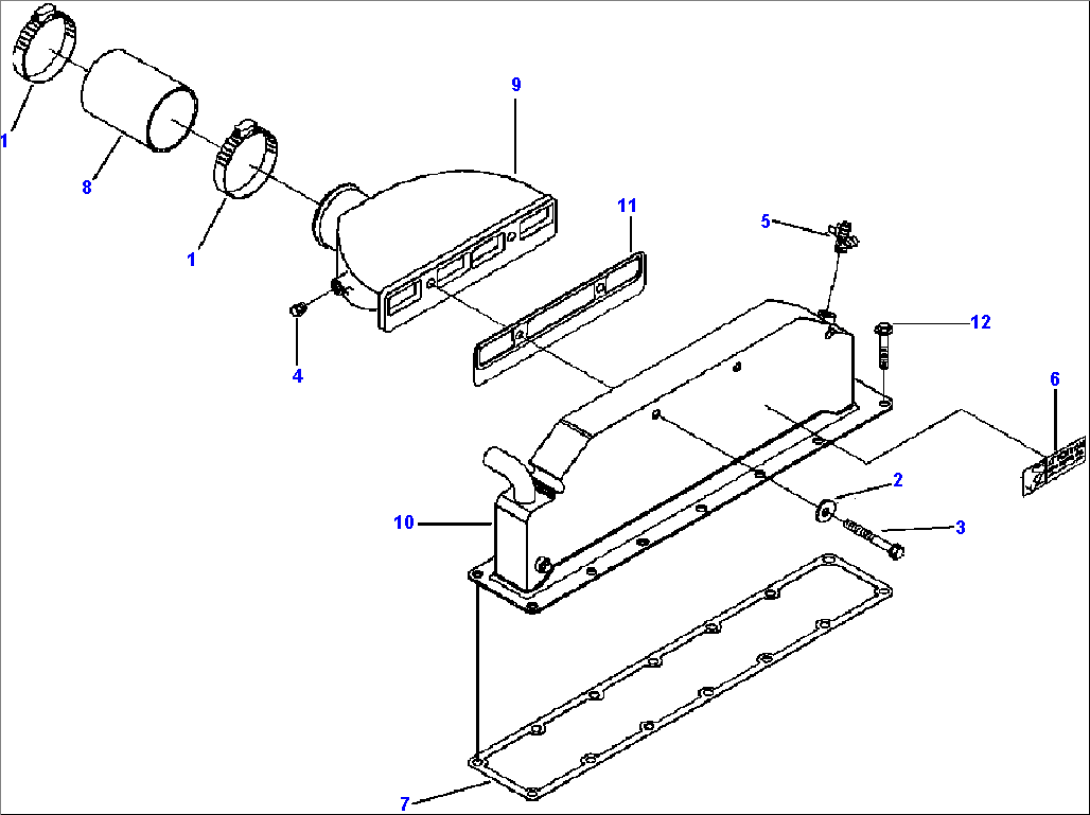 FIG. A1118-A2A1 TURBOCHARGER LOCATION