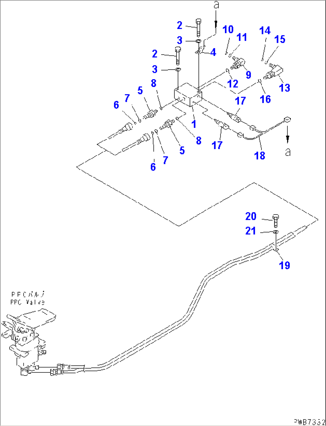 ATTACHMENT PPC LINE (1 ACTUATOR)(#52852-)