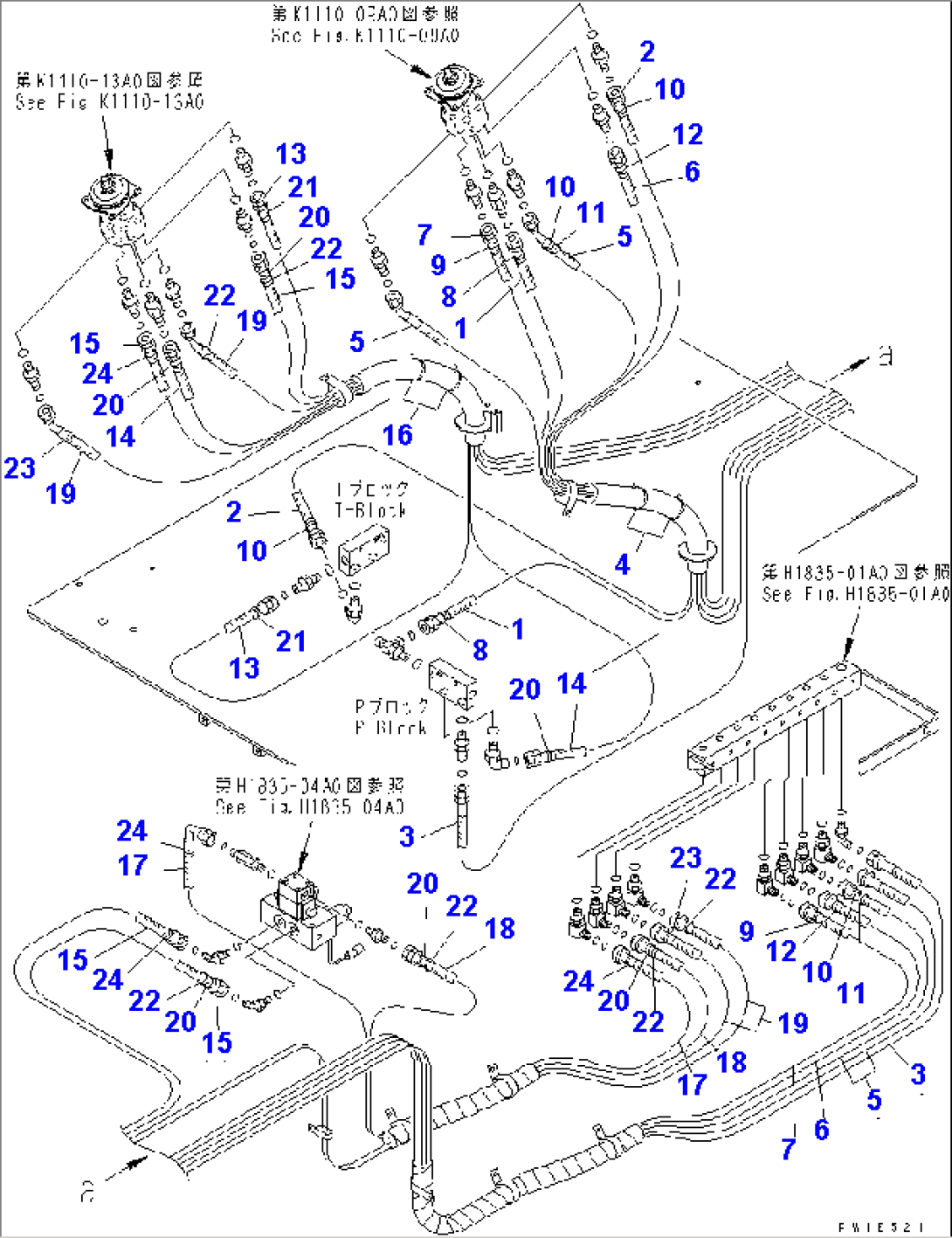FLOOR FRAME (PPC HOSE) (2/2)(#35001-)