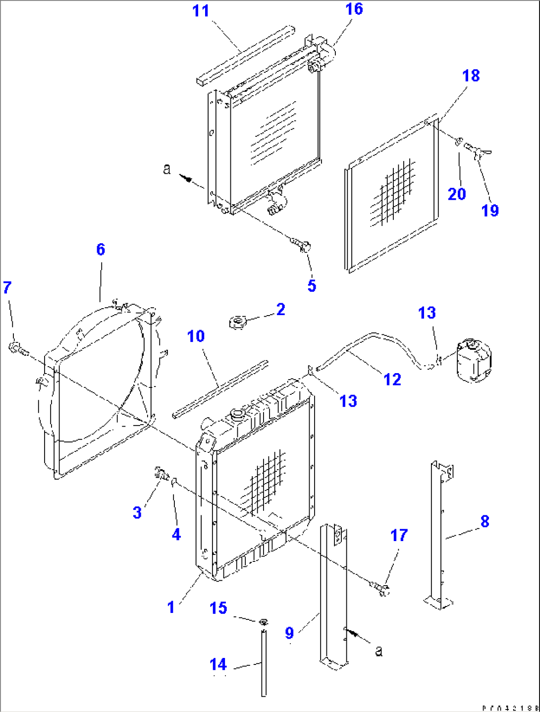 RADIATOR AND OIL COOLER(#1002-1100)