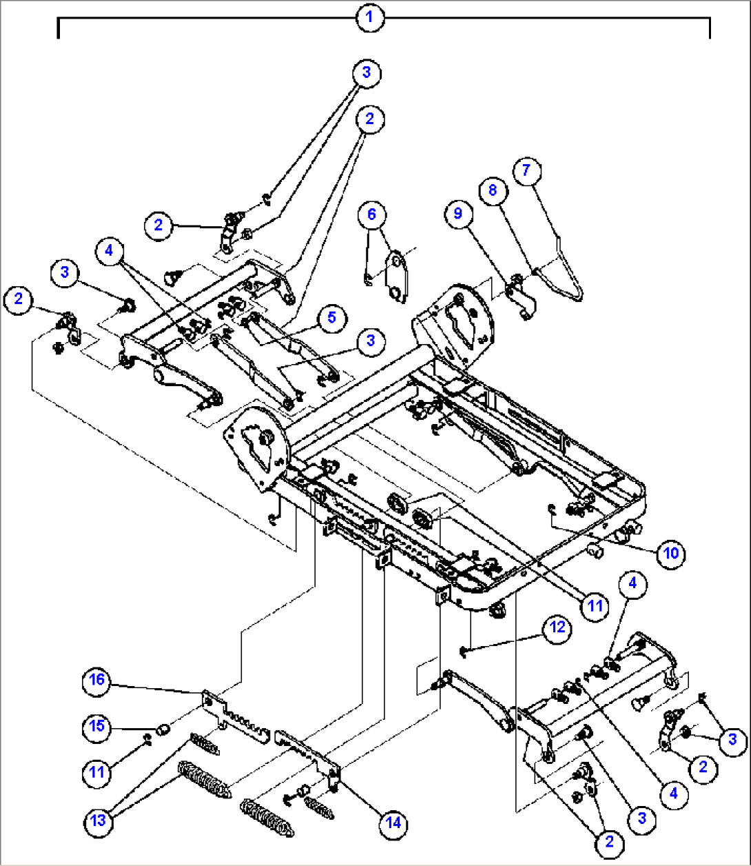 PASSENGER SEAT ASSEMBLY - 3 (PB9771)