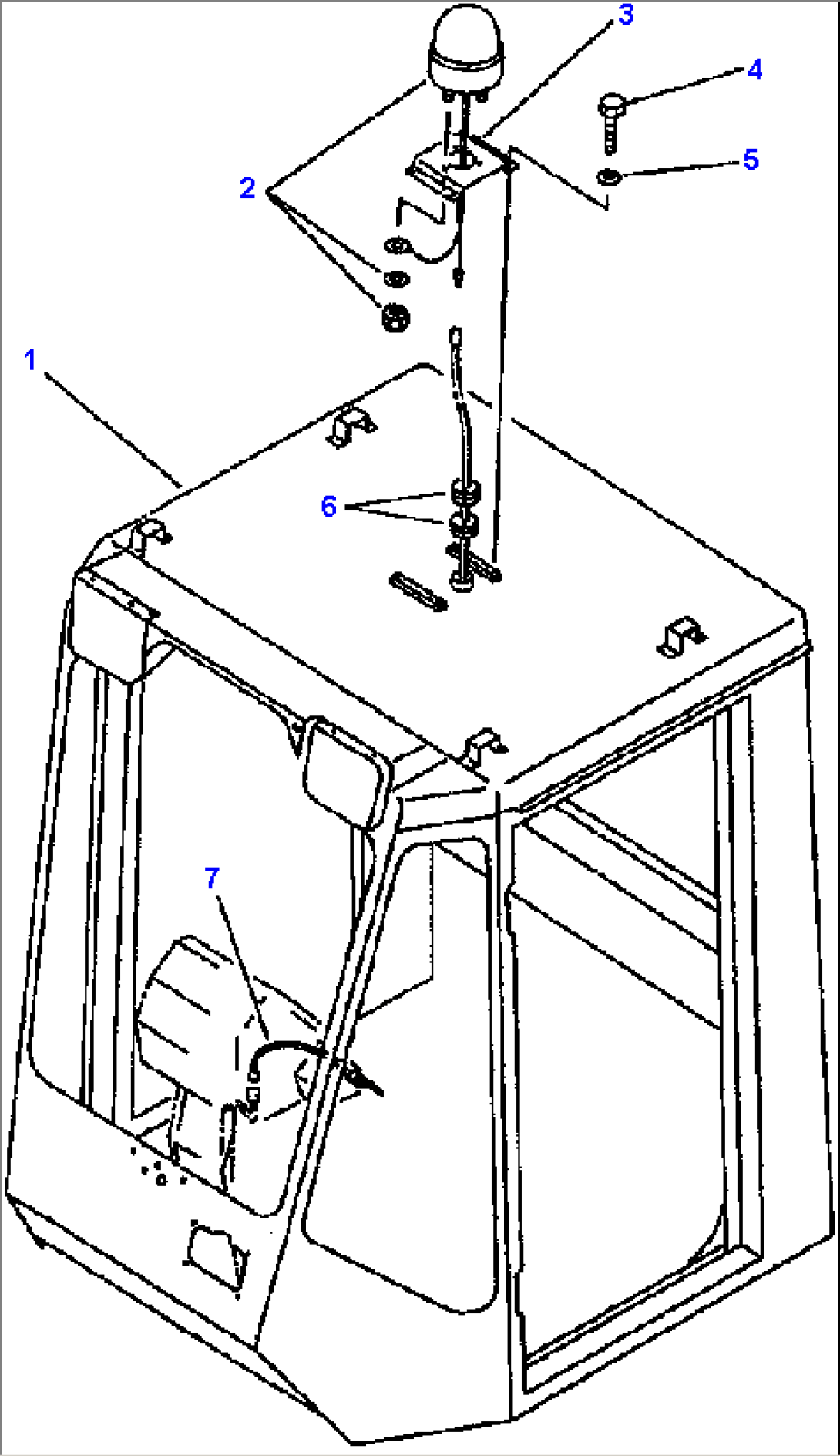 BEACON LAMP (FOR CAB)