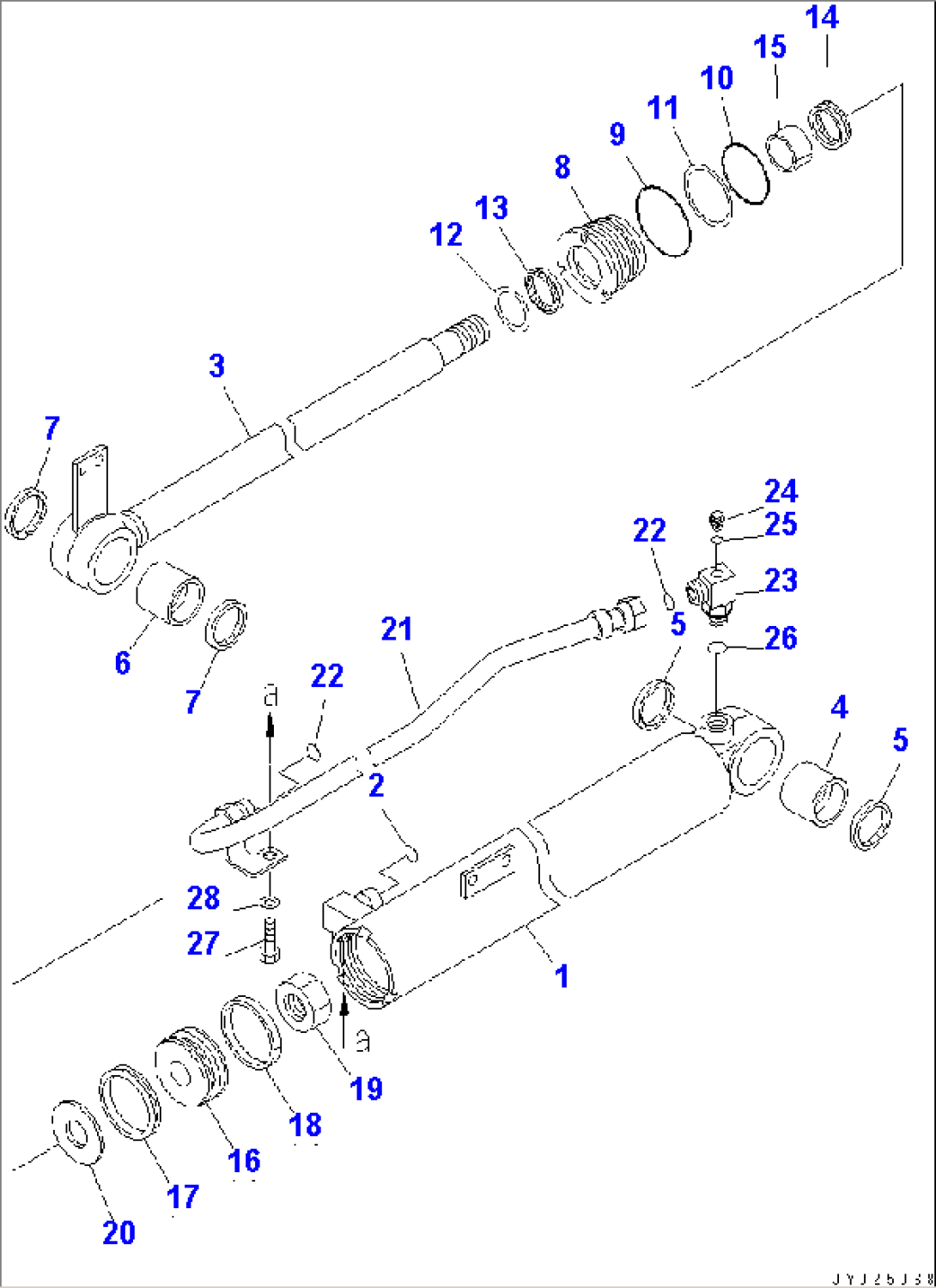 DUMP CYLINDER(#12208-)