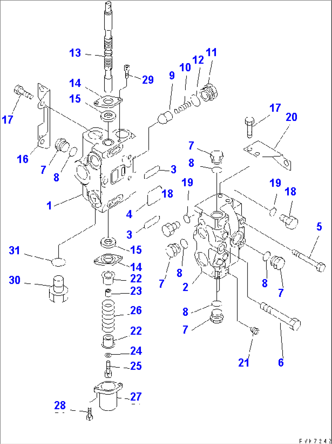 CONTROL VALVE (1-SPOOL) (1/2)