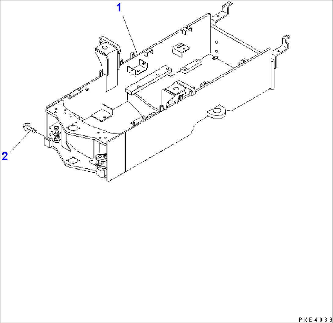 REAR FRAME (SNOW REMOVING SPEC.)(#10001-12000)