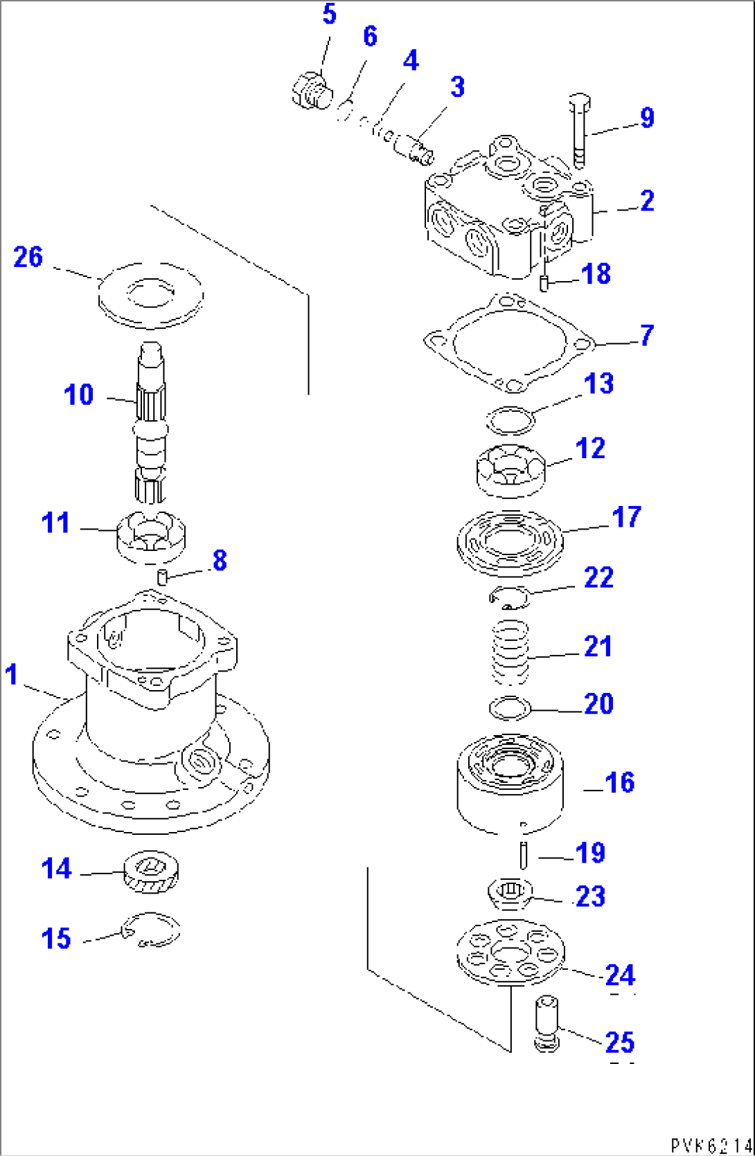SWING MOTOR (1/2)(#3001-5385)