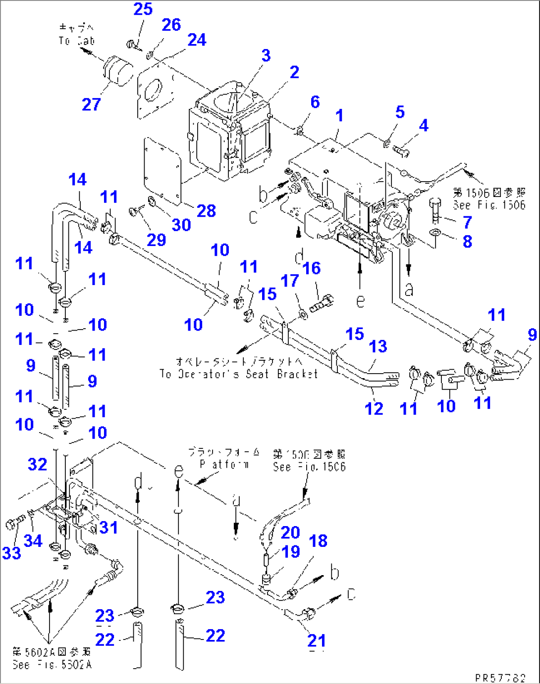 AIR CONDITIONER (4/6) (COOLING UNIT AND AIR DAMPER)(#10057-)