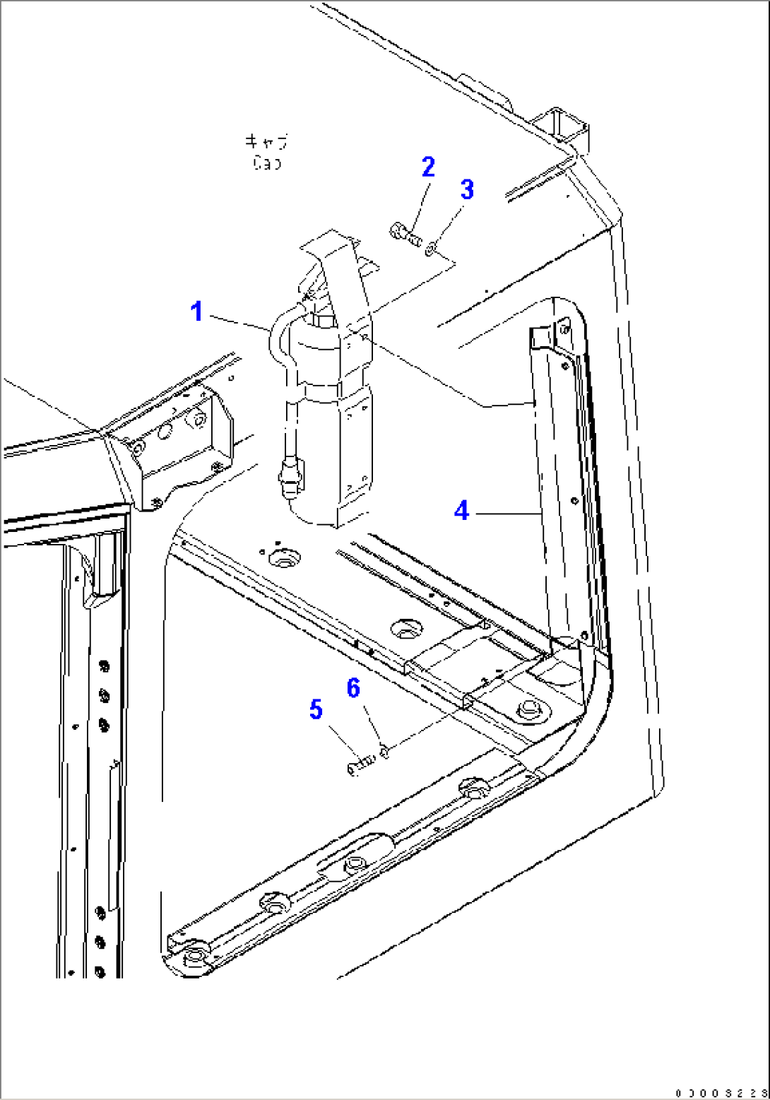 FIRE EXTINGUISHER (ENGLISH) (FOR CAB)