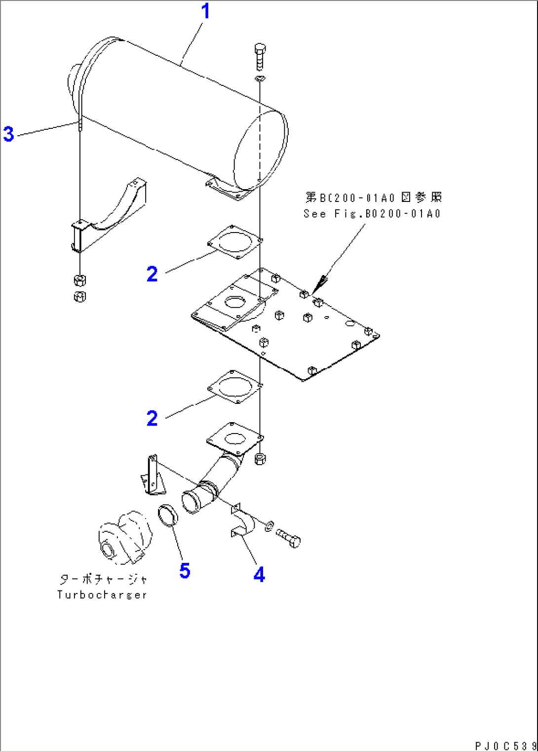 ENGINE (MUFFLER)(#1285-)