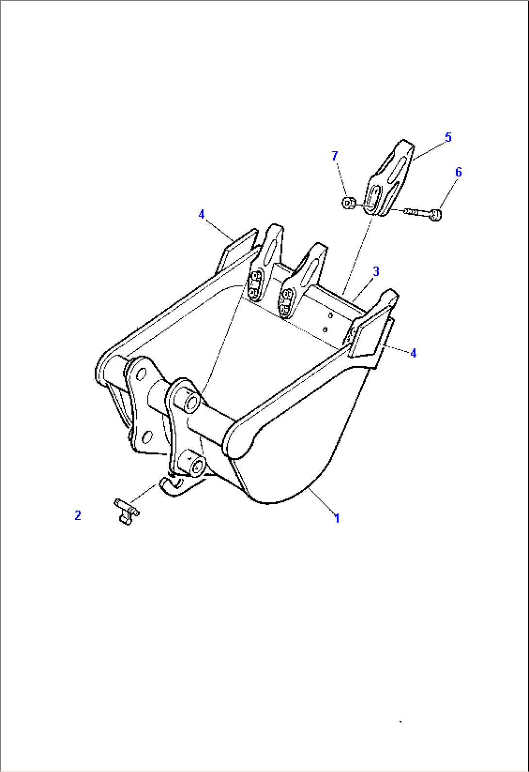 STANDARD BUCKET WITH HOOK (450 mm)