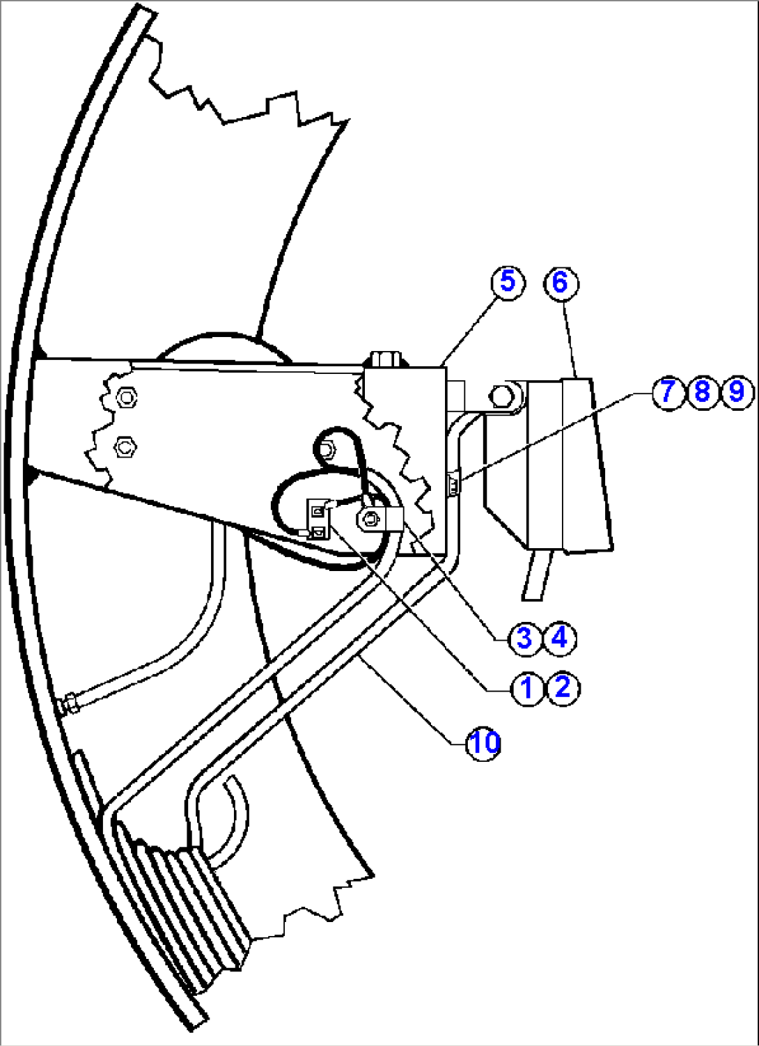 DRIVE AXLE HOUSING LIGHT