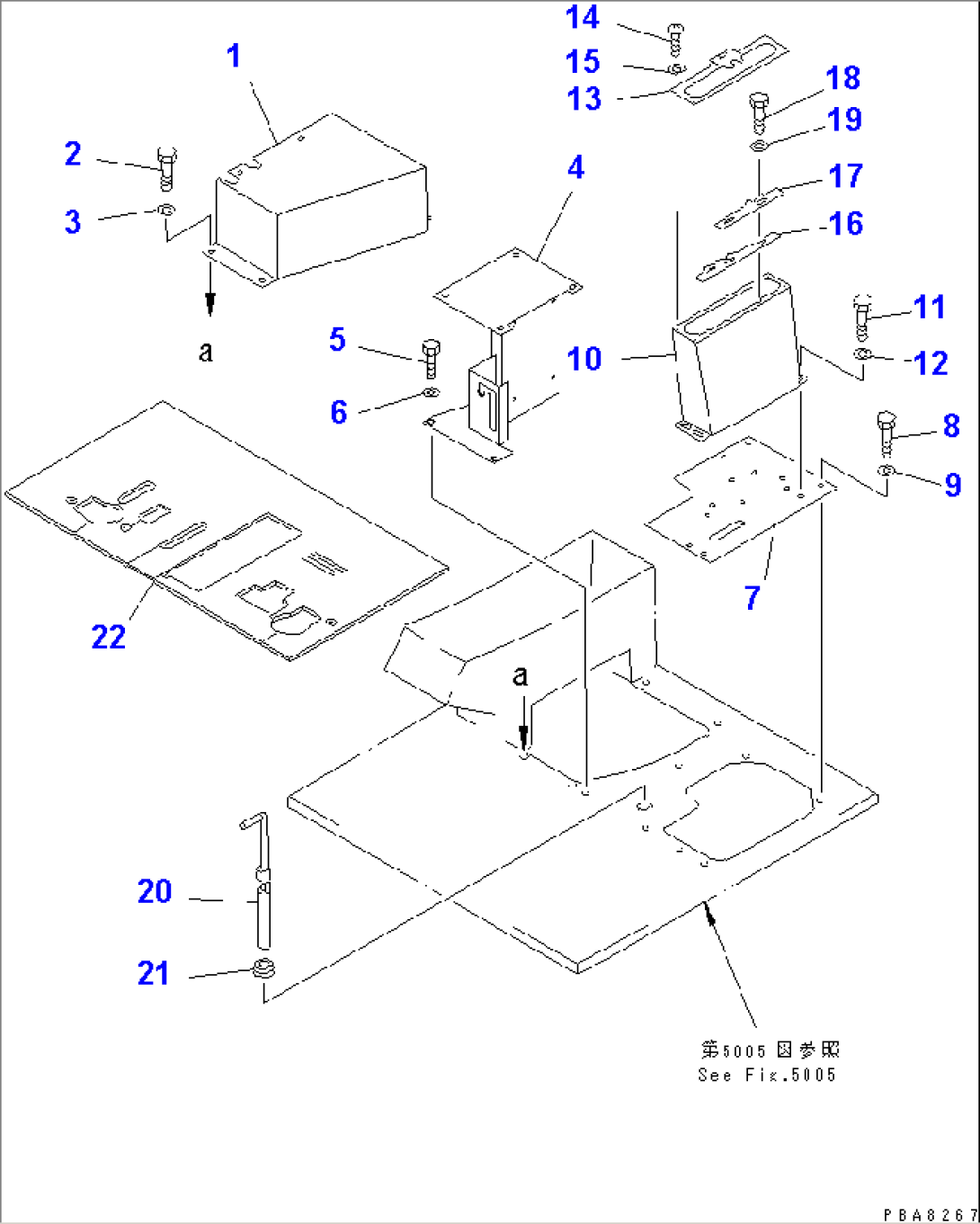 FLOOR PLATE (2/2) (FOR RIGID SEAT) (EXCEPT JAPAN)