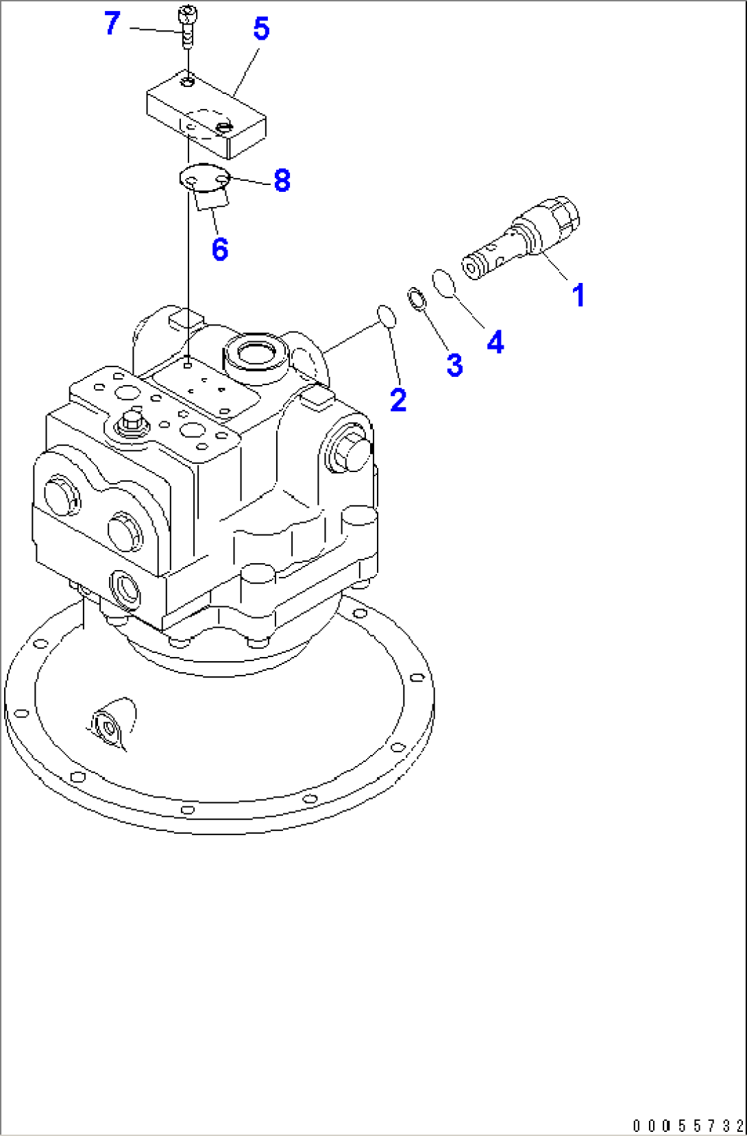 SWING MOTOR (3/3)(#30052-)