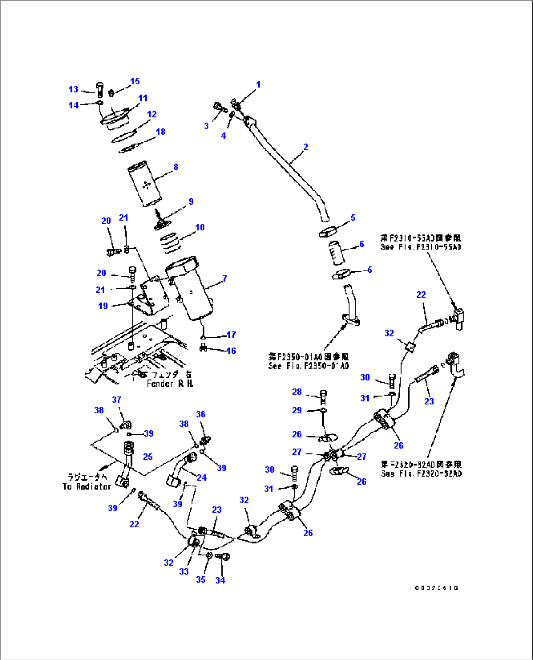 POWER LINE (COOLER OIL LINE)