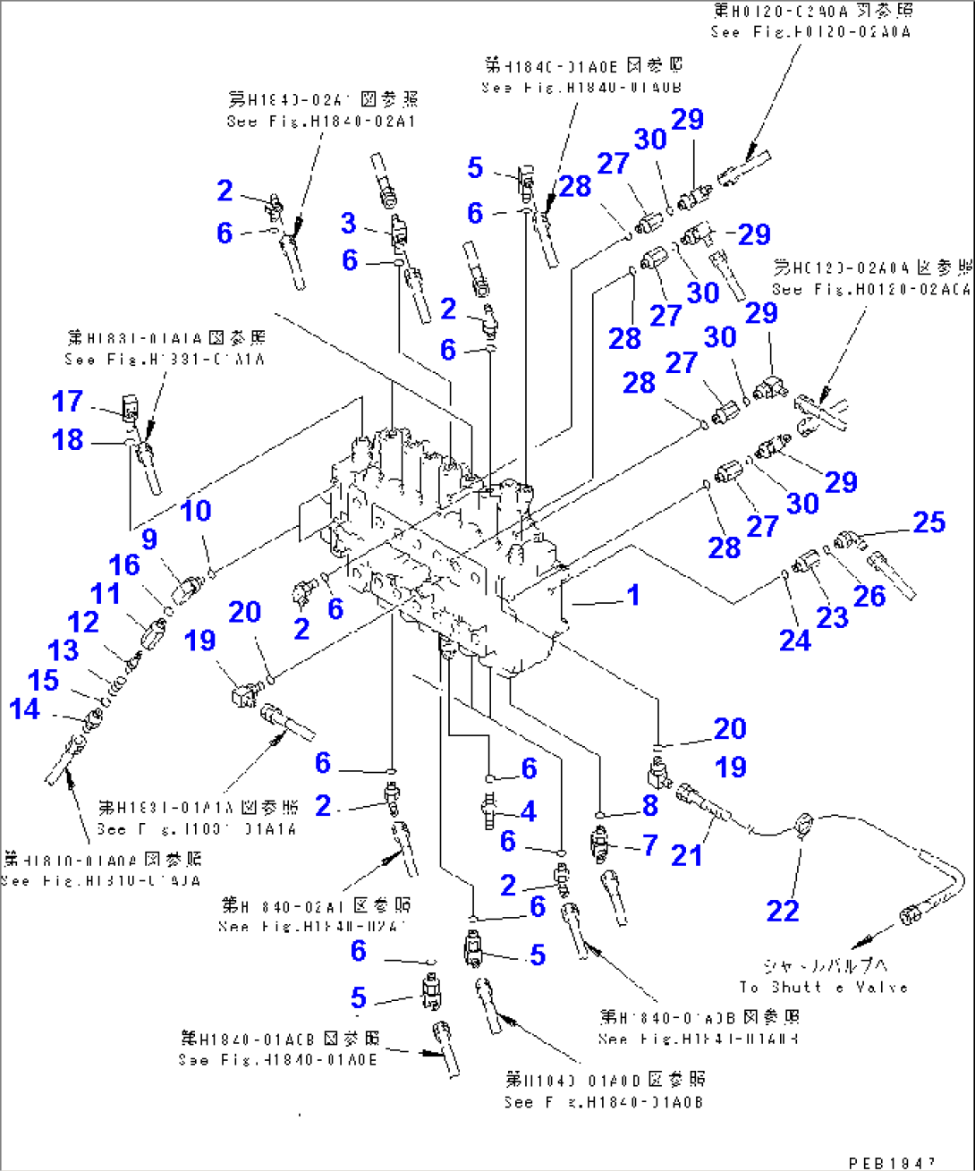MAIN VALVE (VALVE) (1 ACTUATOR)(#50700-52851)