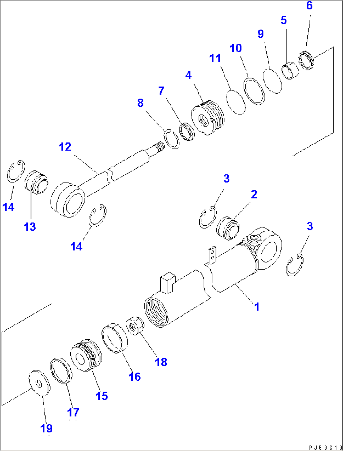 POWER TILT CYLINDER