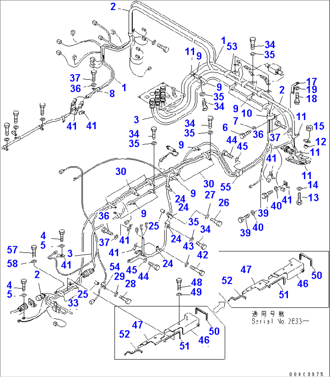 FRONT FRAME ELECTRICAL (REAR HARNESS)(#2462-)