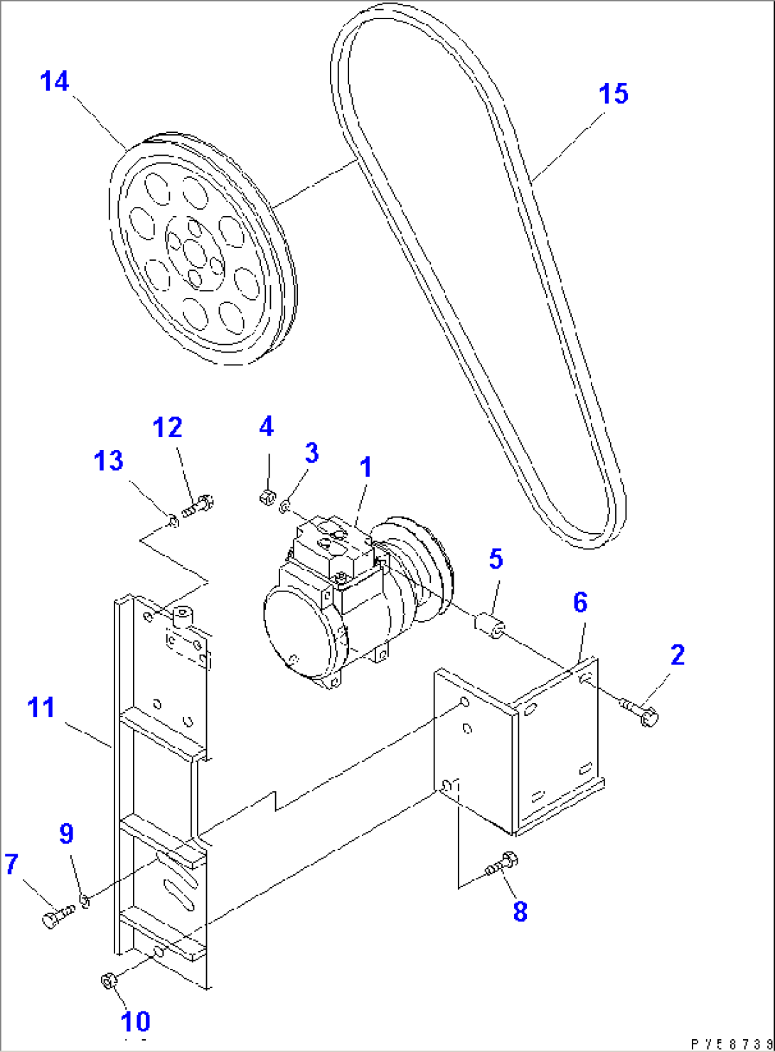 AIR CONDITIONER (2/9) (COMPRESSOR AND RELATED PARTS)