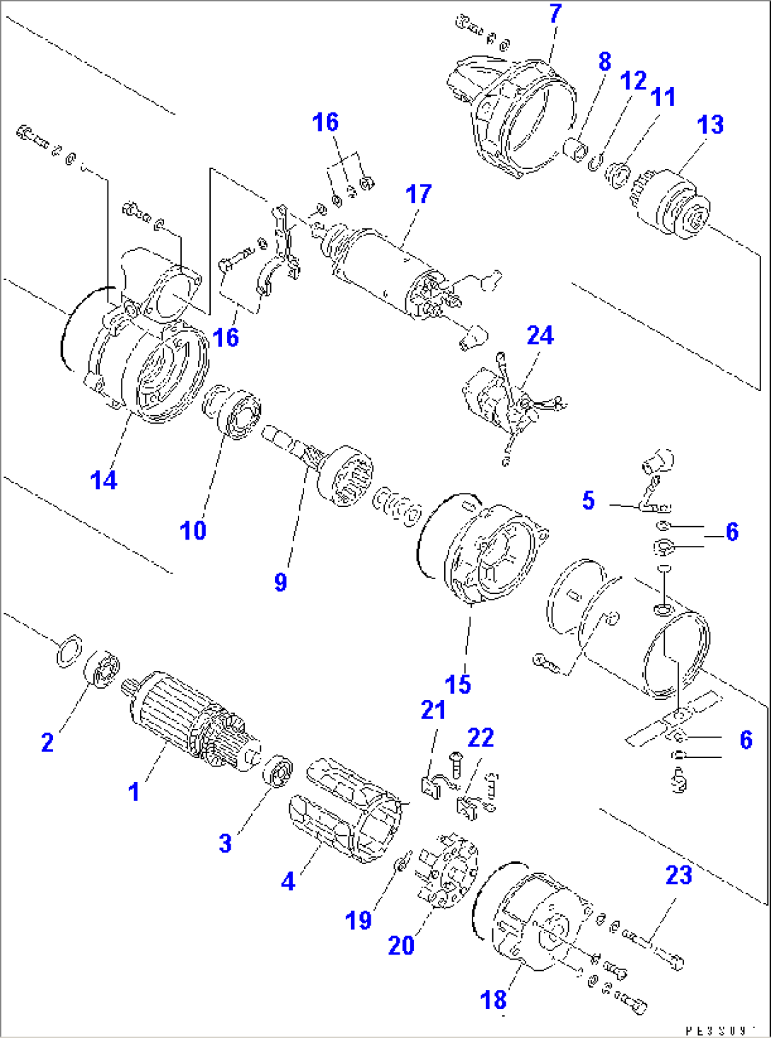 STARTING MOTOR (5.5KW)