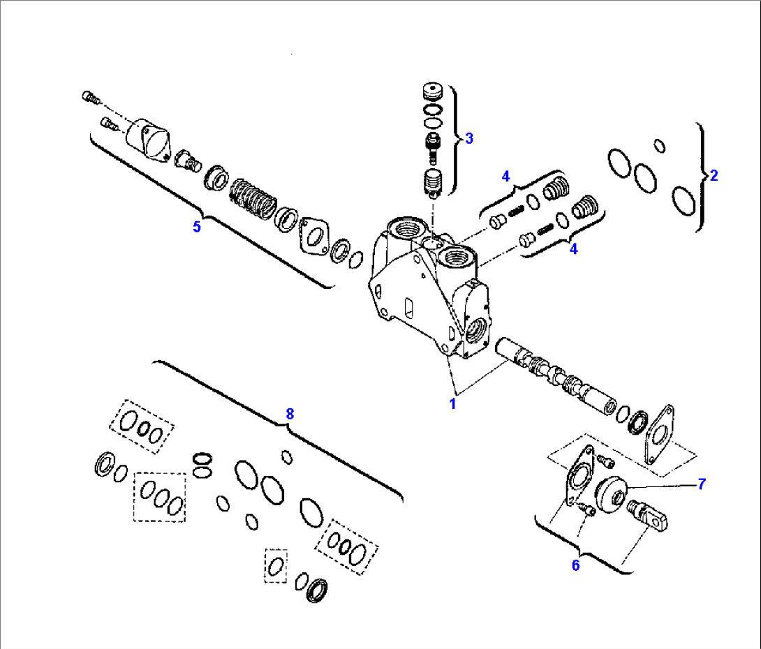 SHOVEL CONTROL VALVE (3/4)
