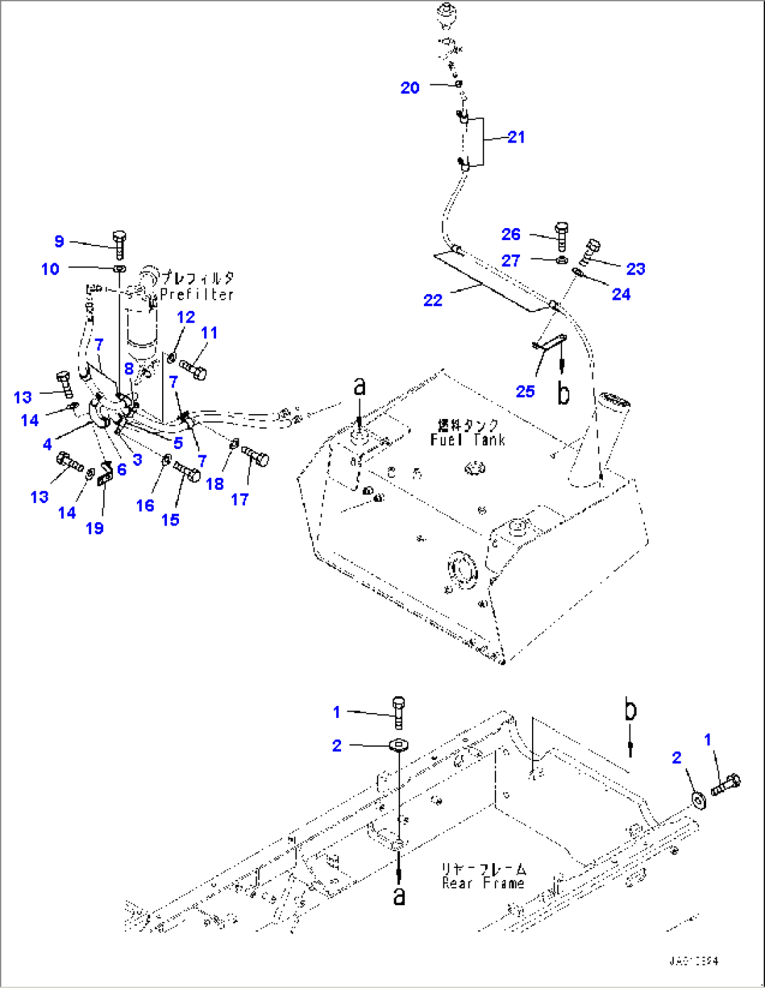 Fuel Tank, Mounting (#70883-)