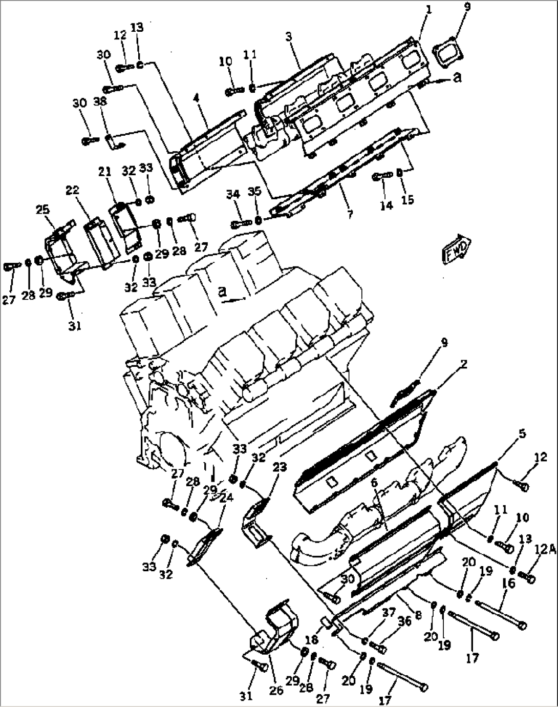 EXHAUST MANIFOLD COVER (1/2)