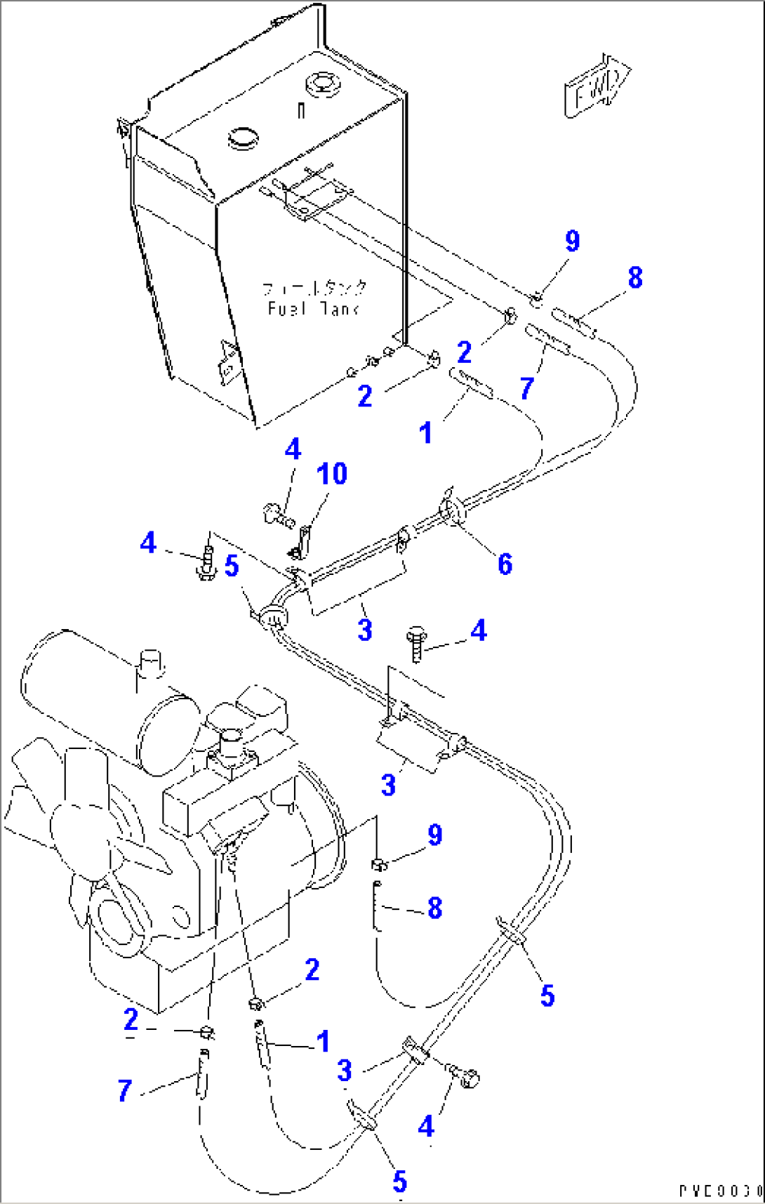 FUEL LINE(#10001-11500)