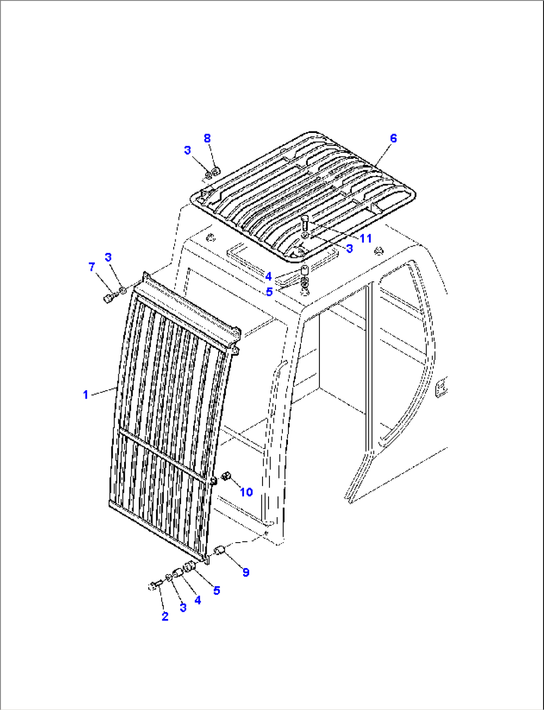 TOP AND FRONT GUARD (CAB)