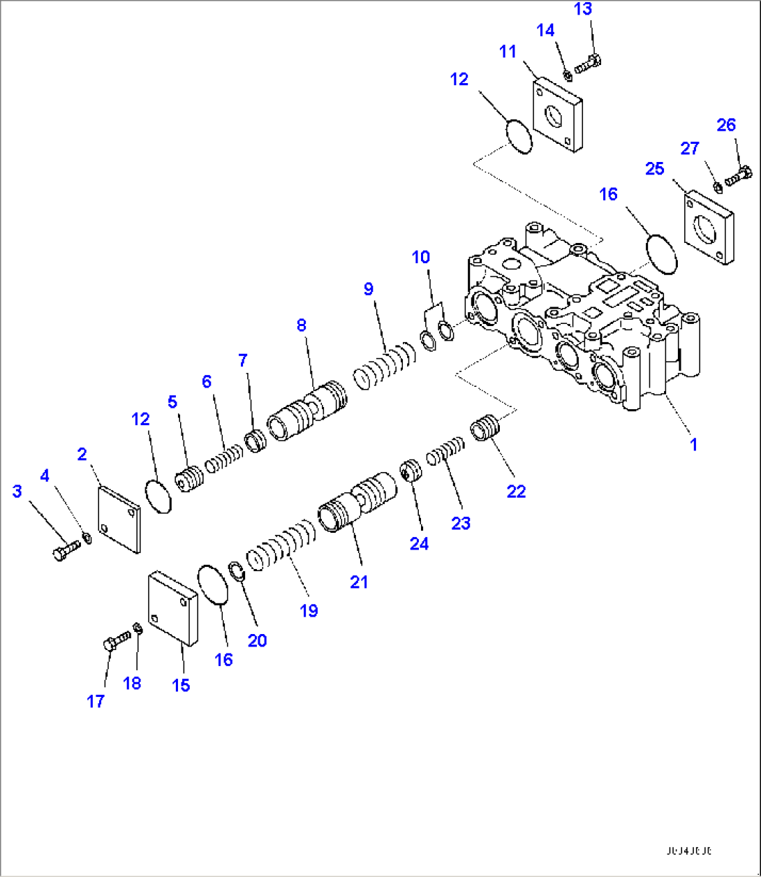 Power Train, Torque Converter Valve (1/3) (#30147-)