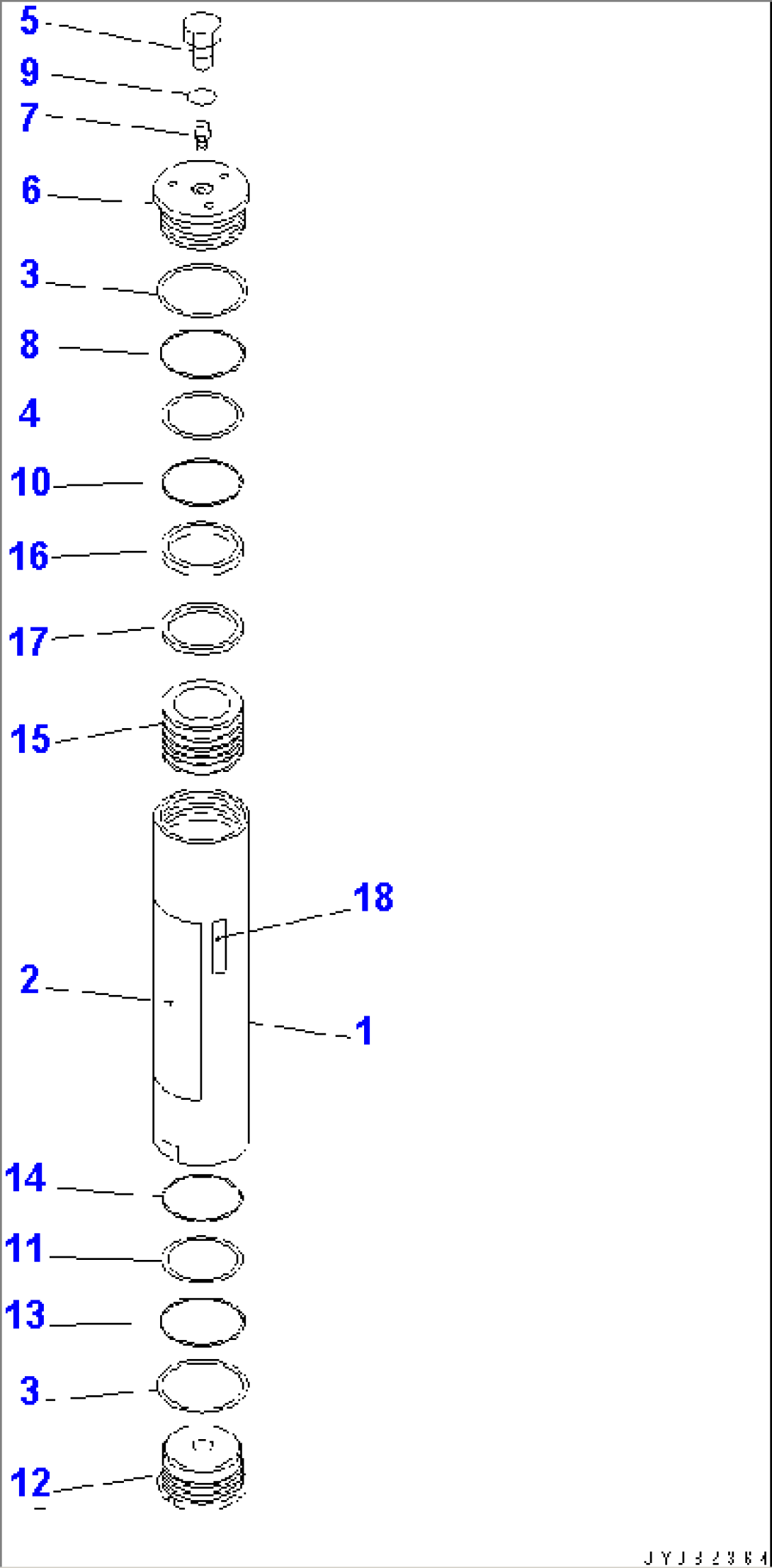 ACCUMULATOR (FOR E.C.S.S.)(R1 TYPE)(#77382-)