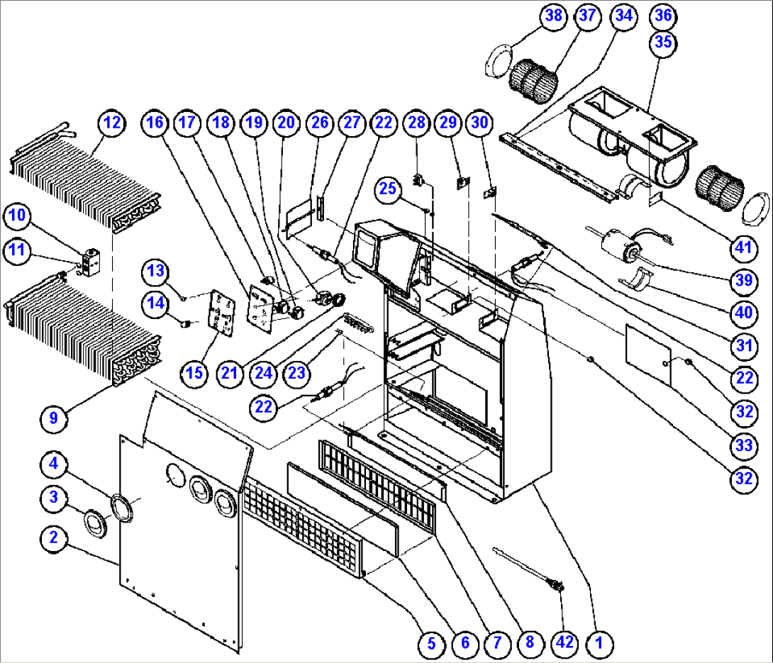 HEATER/AIR CONDITIONER ASSM - 2 (EF7076)
